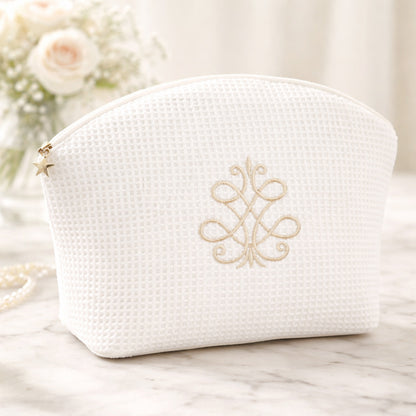 Cosmetic Bag (Large), Embroidered