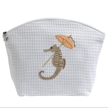 Cosmetic Bag (Large), Embroidered