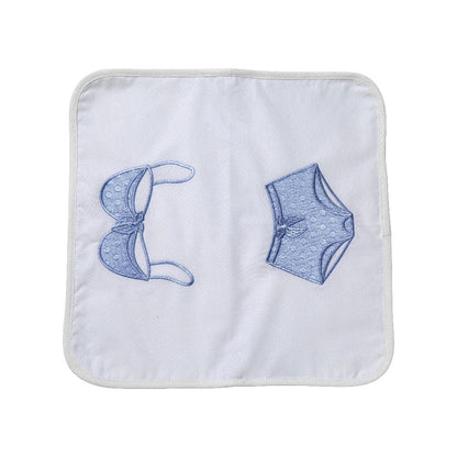 Travel Lingerie Bag, Cotton Percale, Bra & Undies