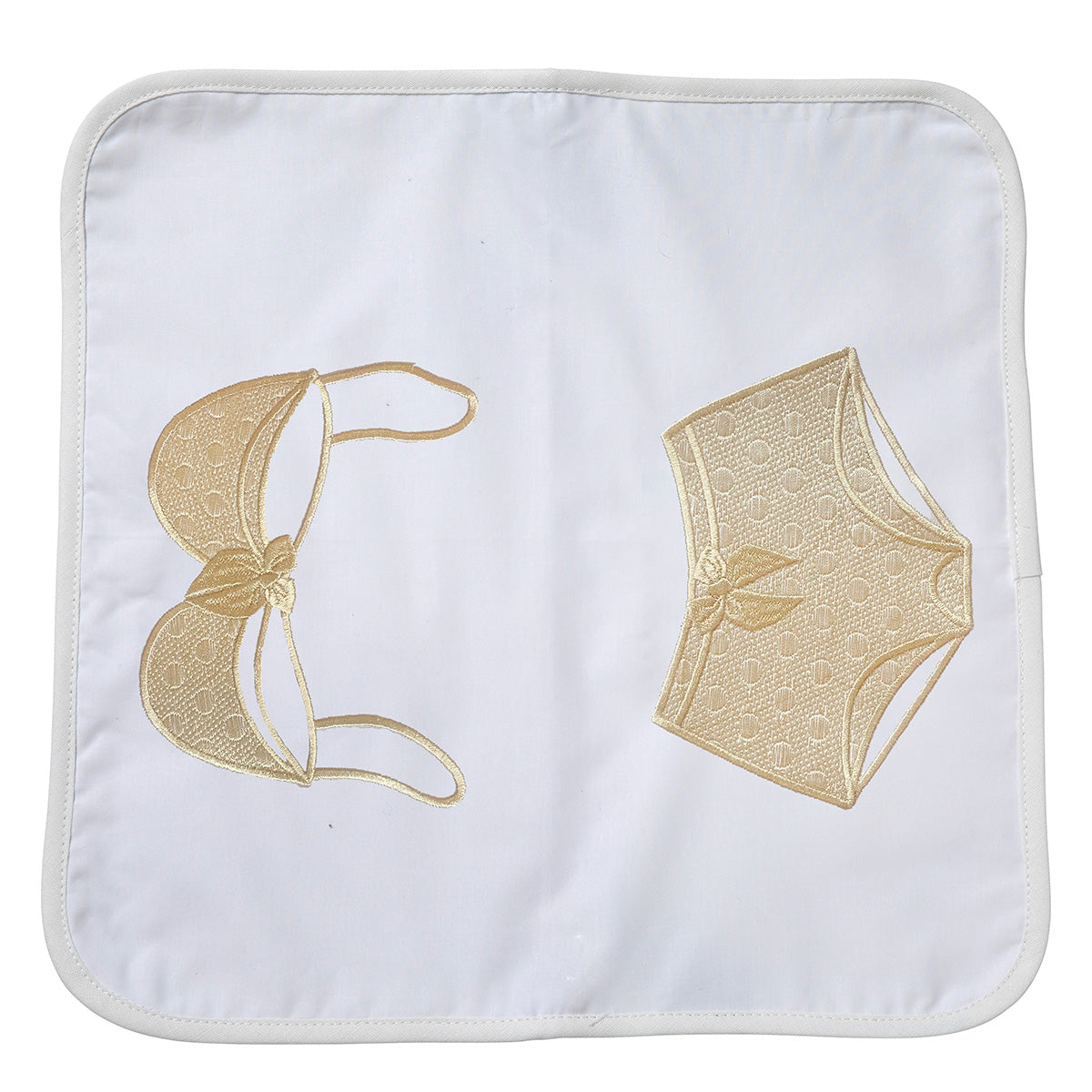 Travel Lingerie Bag, Cotton Percale, Bra & Undies