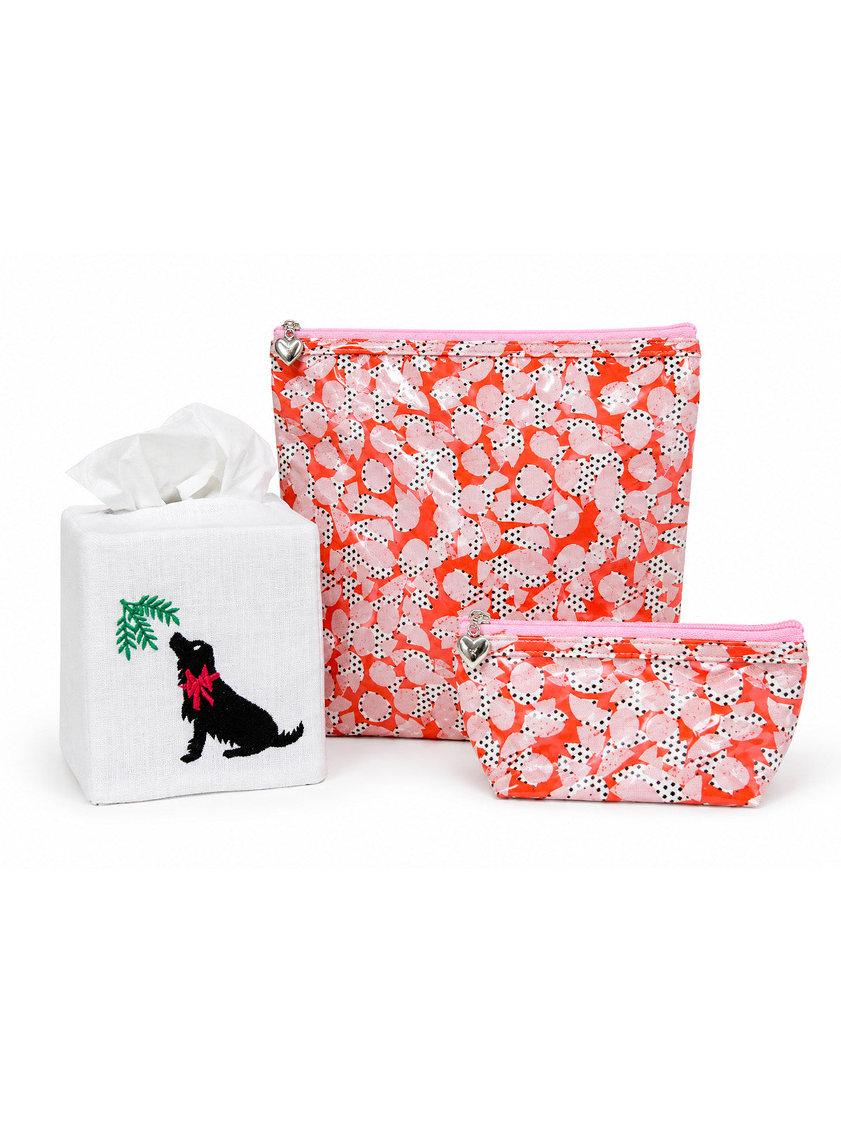 Holiday Black Lab & Pebble Polka Dot Gift Bundle – Set of 3
