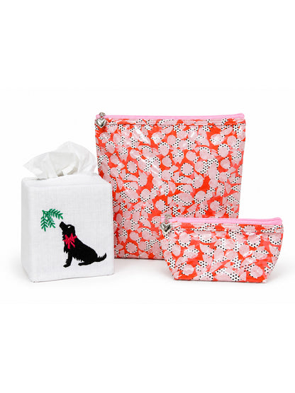 Holiday Black Lab & Pebble Polka Dot Gift Bundle – Set of 3