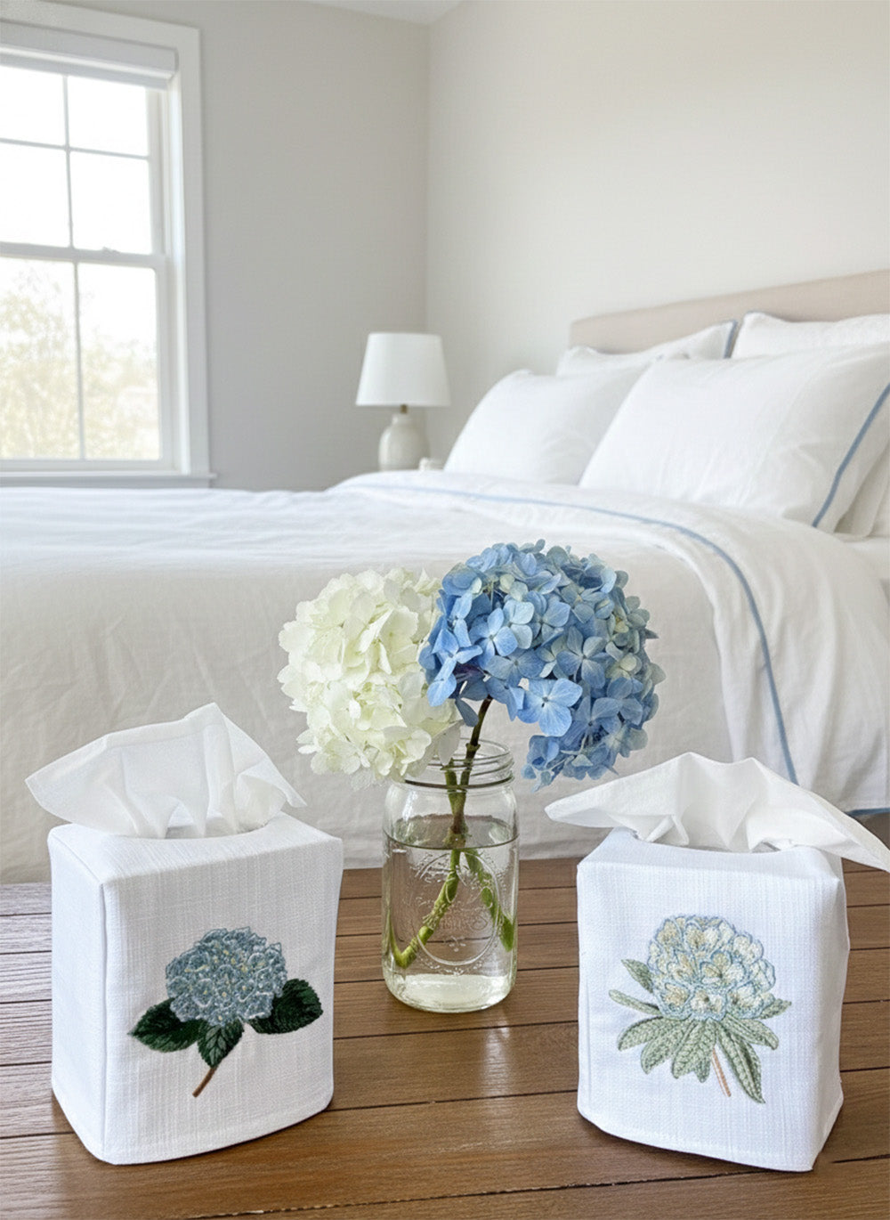 Tissue Box Cover, Poppy (Tangerine)