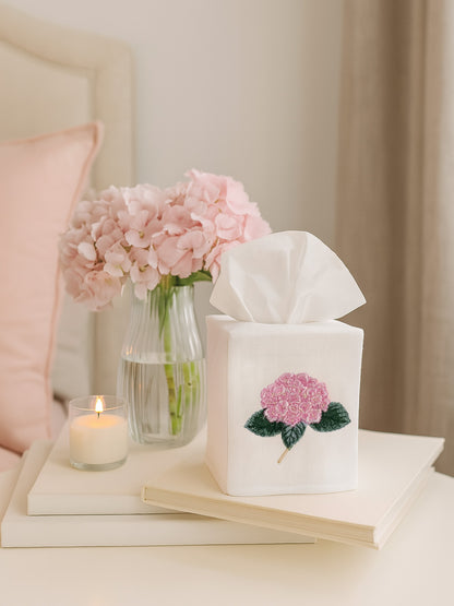 Tissue Box Cover, Hydrangea