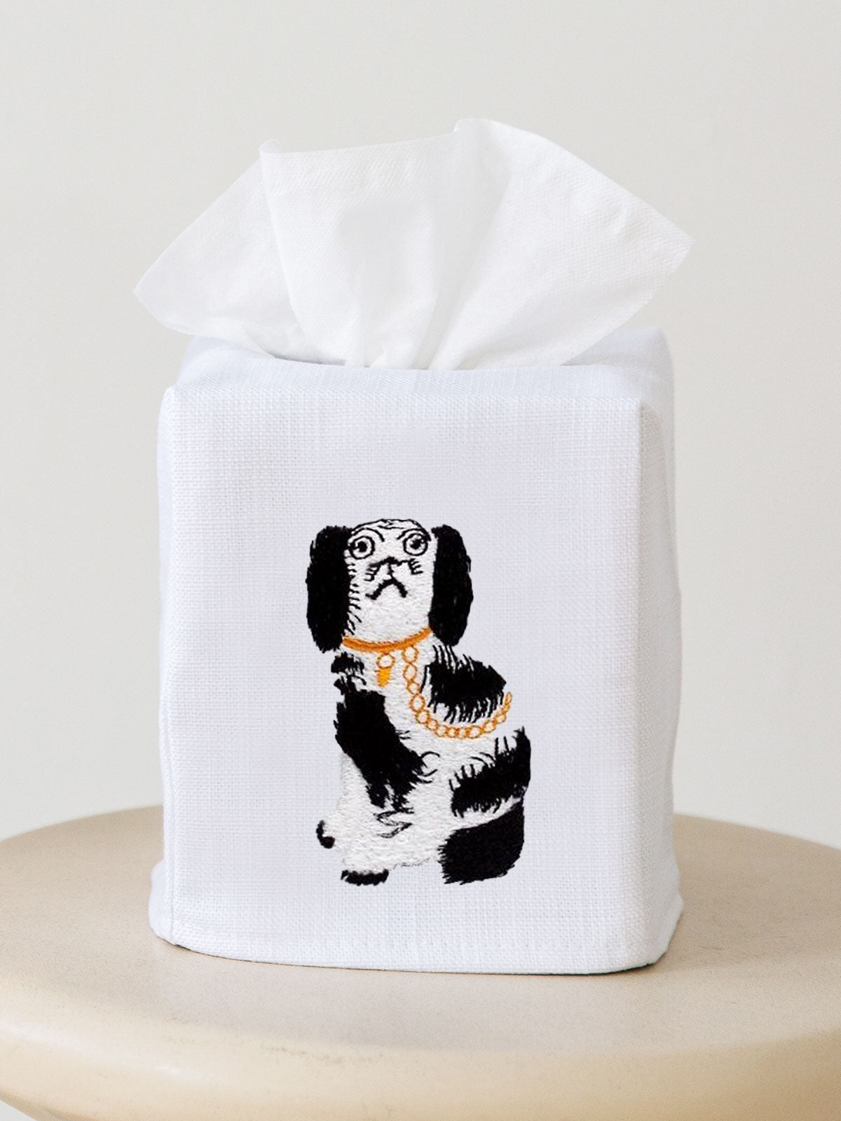 Jacaranda Living Staffordshire Dog Tissue Box Cover
