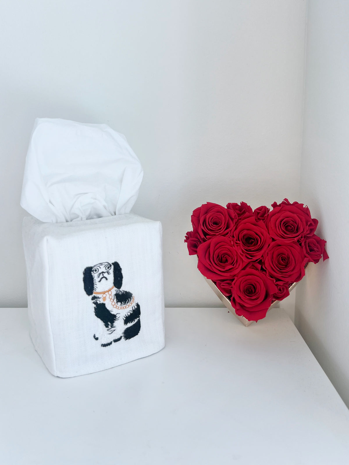 Jacaranda Living Staffordshire Dog Tissue Box Cover - Thumbnail 3
