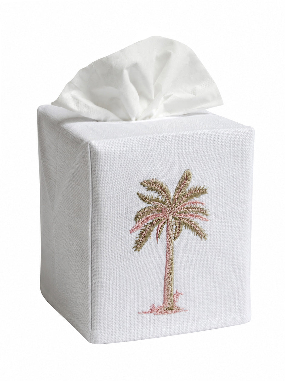 Tissue Box Cover, Palm Tree