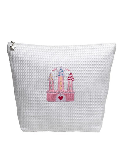 Cosmetic Bag (Large), Waffle Weave, Children's Designs