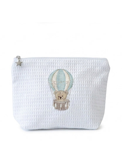 Cosmetic Bag (Medium), Waffle Weave, Children's Designs