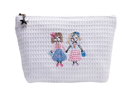 Cosmetic Bag (Small), Waffle Weave, Children's Designs
