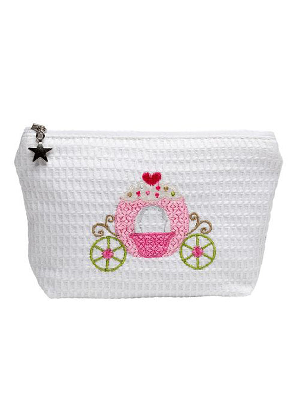 Cosmetic Bag (Small), Waffle Weave, Children's Designs