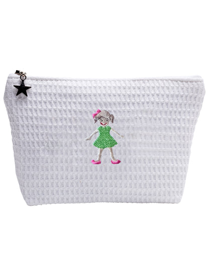 Cosmetic Bag (Small), Waffle Weave, Children's Designs