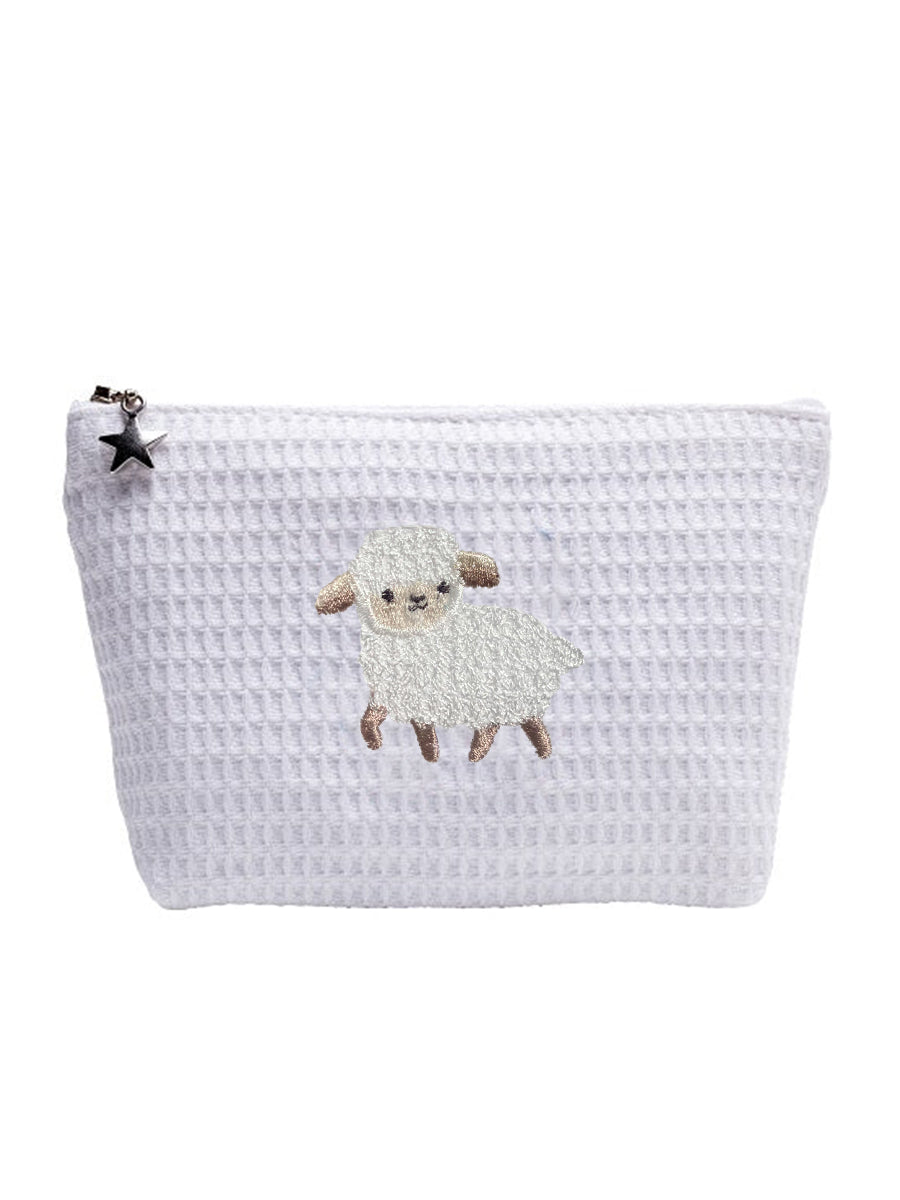 Cosmetic Bag (Small), Waffle Weave, Children's Designs