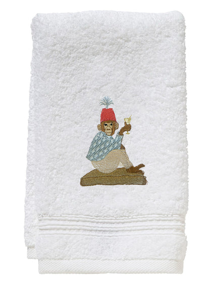 Guest Towel, Terry, Embroidered Animals