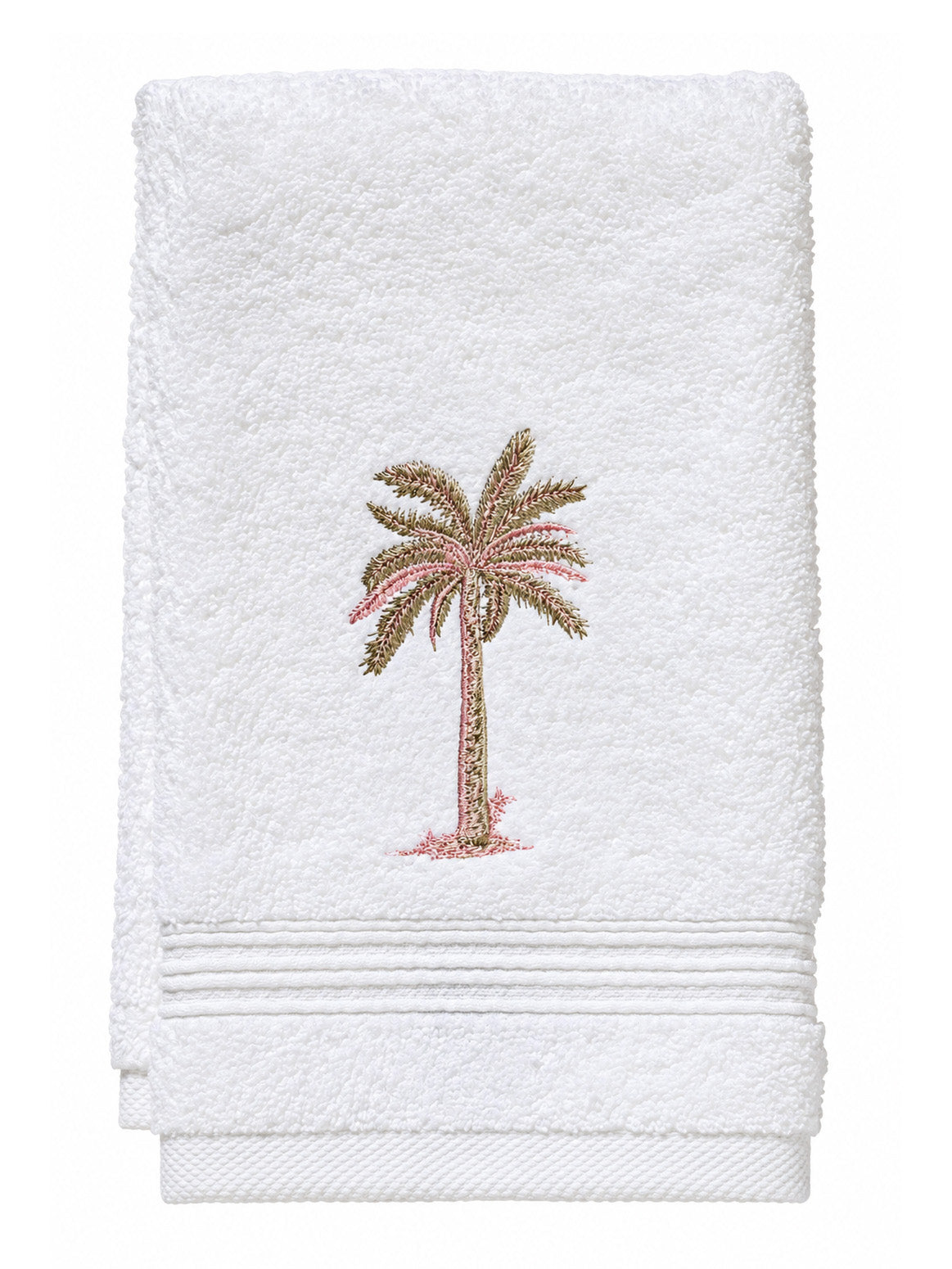 Guest Towel, Terry, Embroidered Topiary
