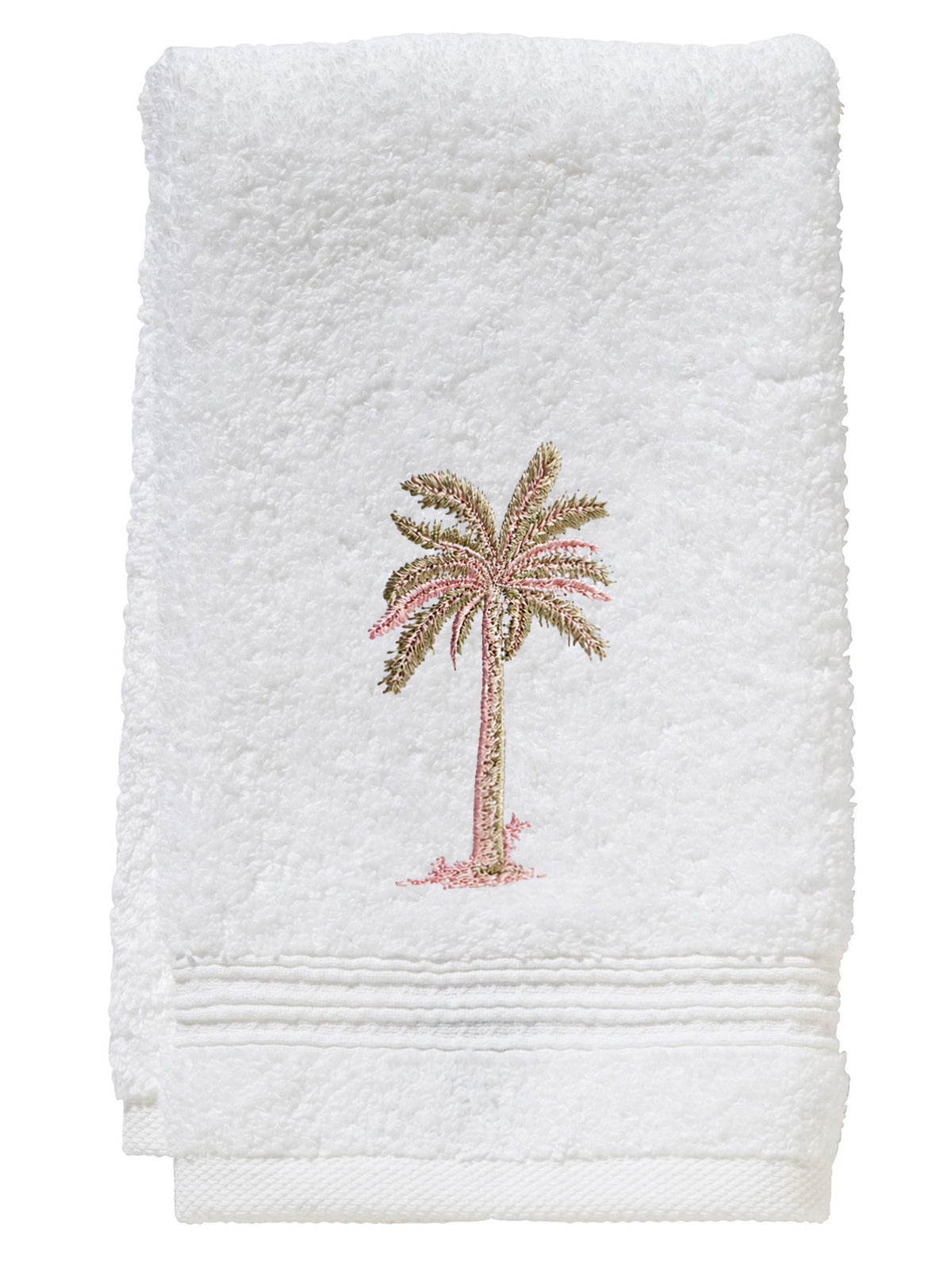 Guest Towel, Terry, Embroidered Botanical