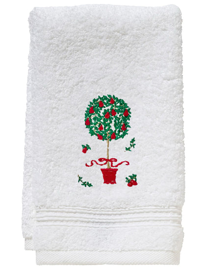 Guest Towel, Terry, Christmas