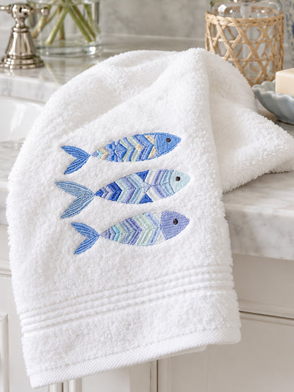 Guest Towel, Terry, Coastal Designs