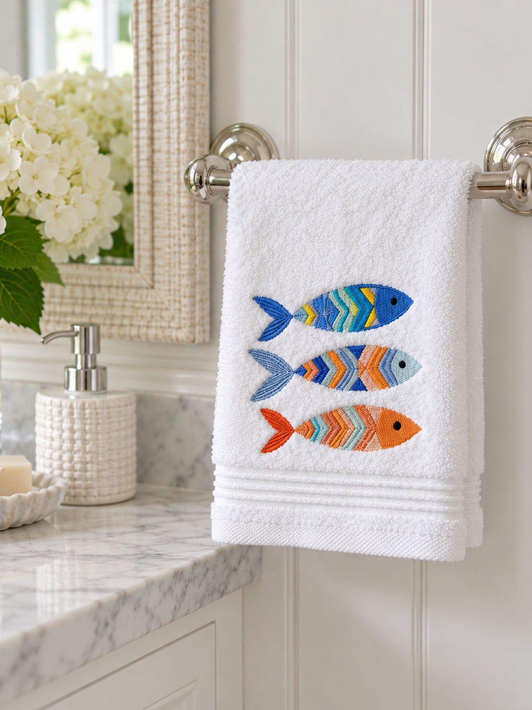 Guest Towel, Terry, Coastal Designs