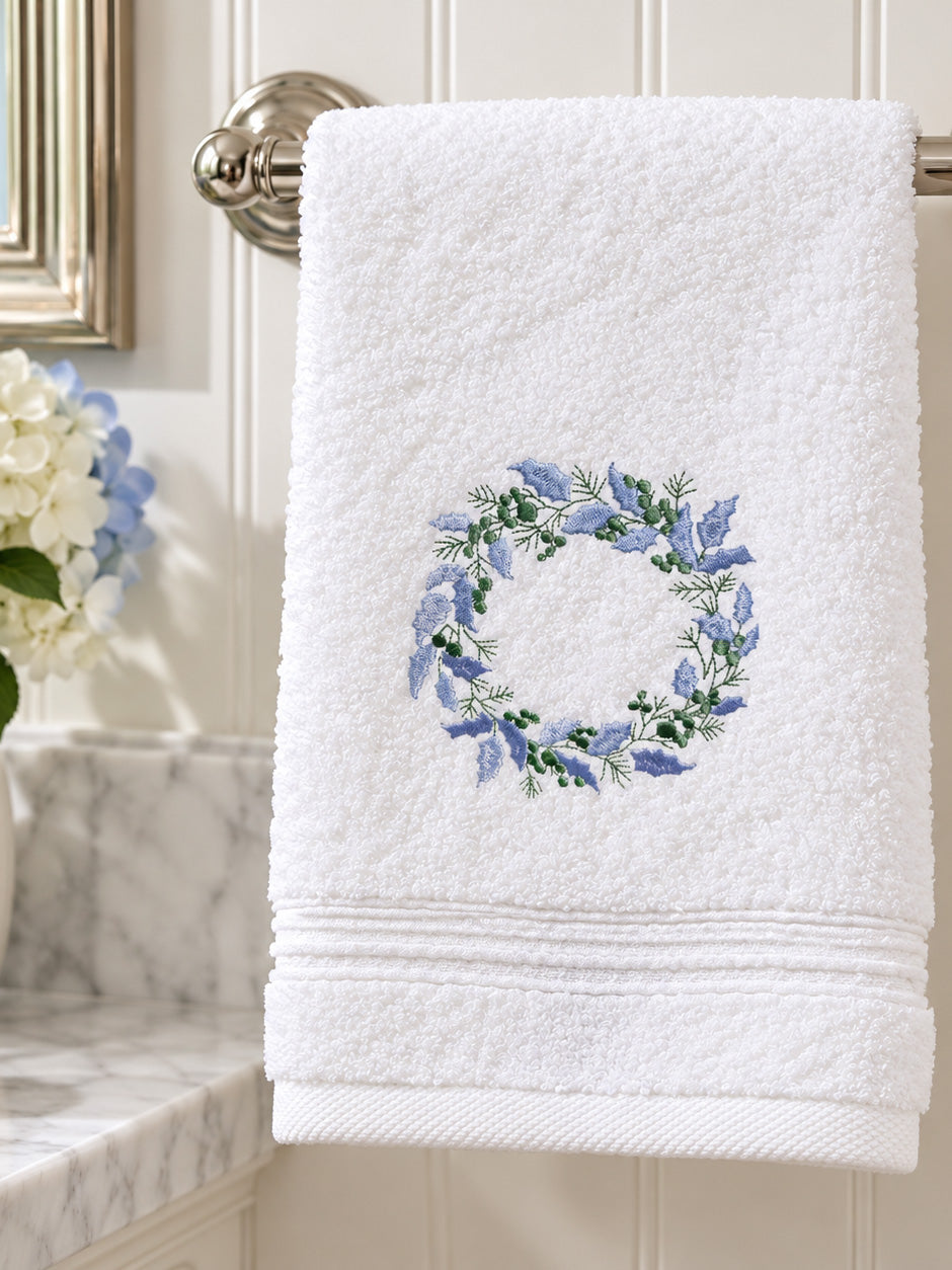 Fingertip Guest Towel, Terry, Christmas Designs