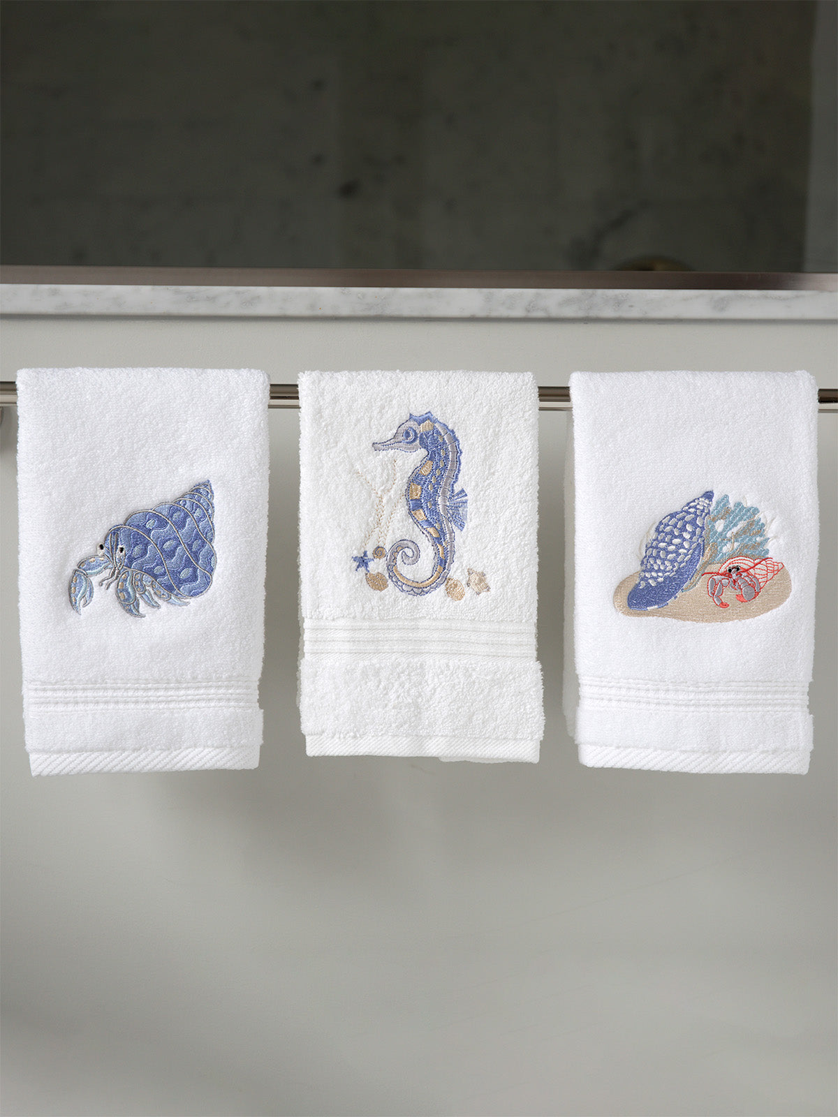 Guest Towel, Terry, Coastal Designs