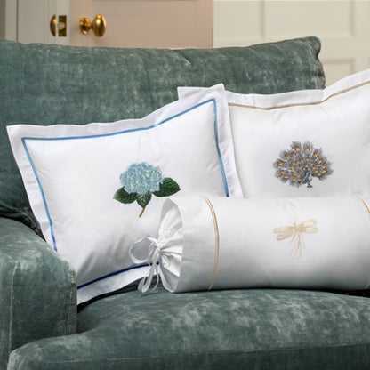 Boudoir Pillow Cover, Pot of Peonies (Pink)