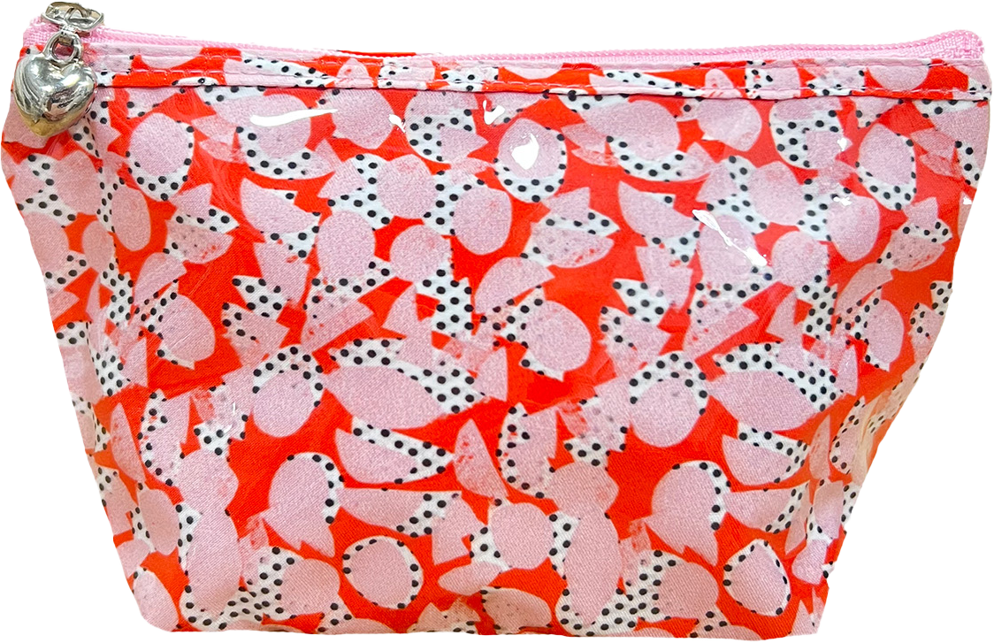 Cosmetic Bag (Small), Cotton/Waterproof PVC