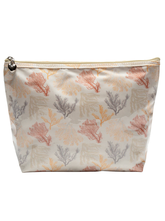 Cosmetic Bag (Medium), Coral (Beige)