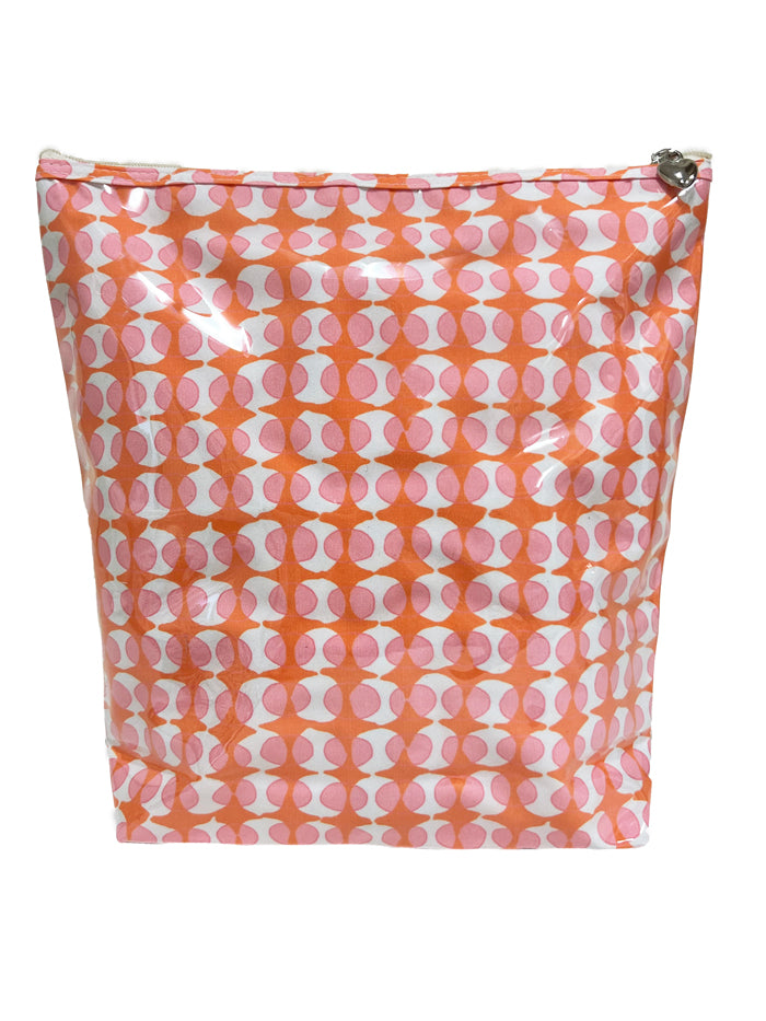 Cosmetic Bag (Large), Cotton/Waterproof PVC
