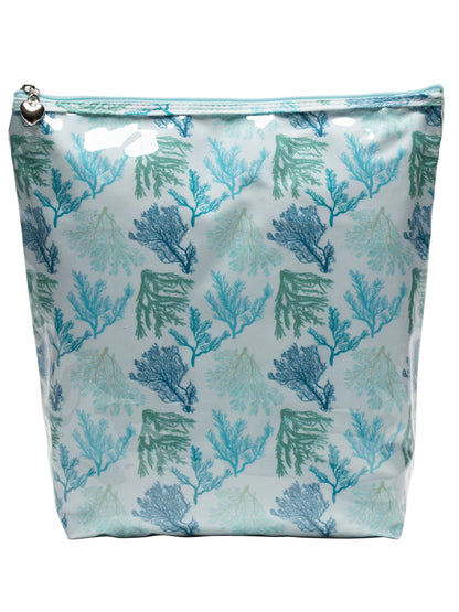 Cosmetic Bag (Large), Cotton/Waterproof PVC