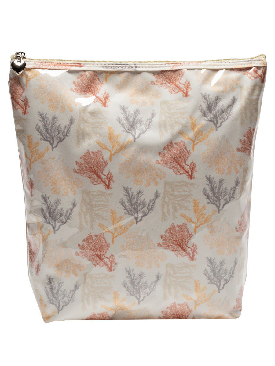 Cosmetic Bag (Large), Cotton/Waterproof PVC