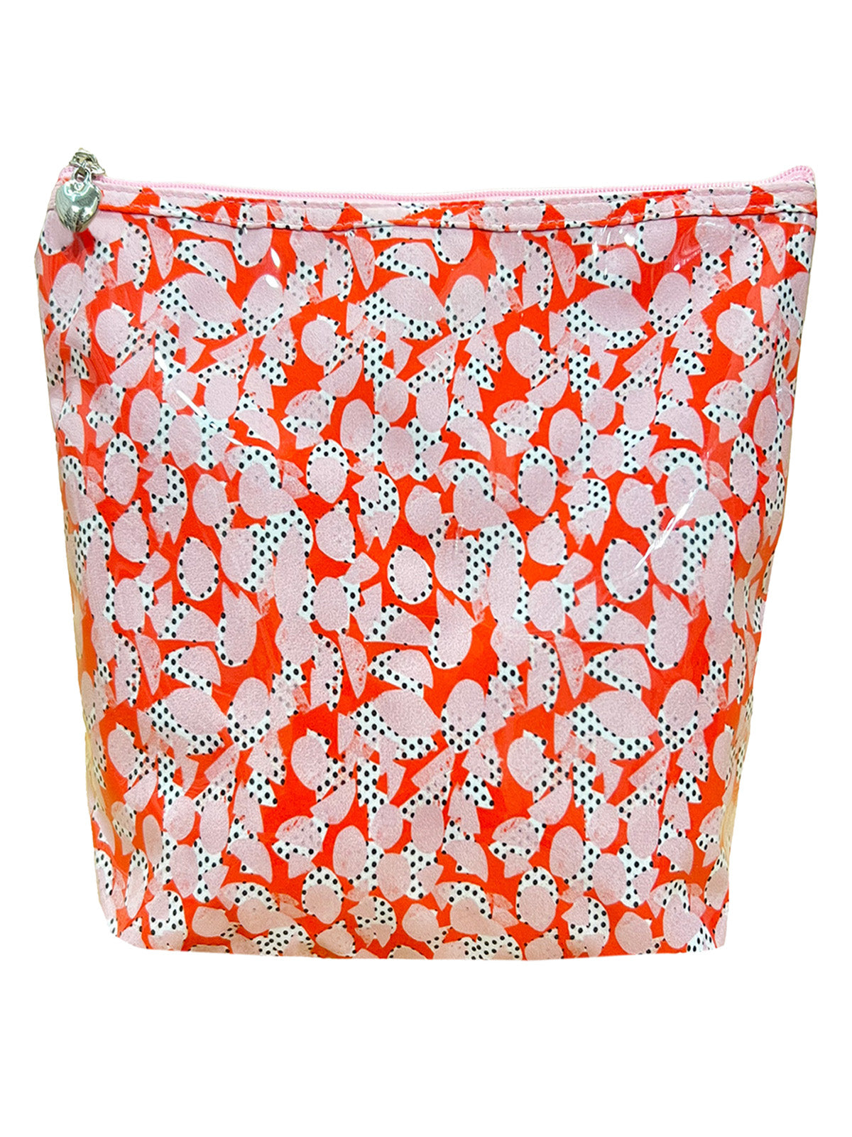 Cosmetic Bag (Large), Pebble Polka Dot