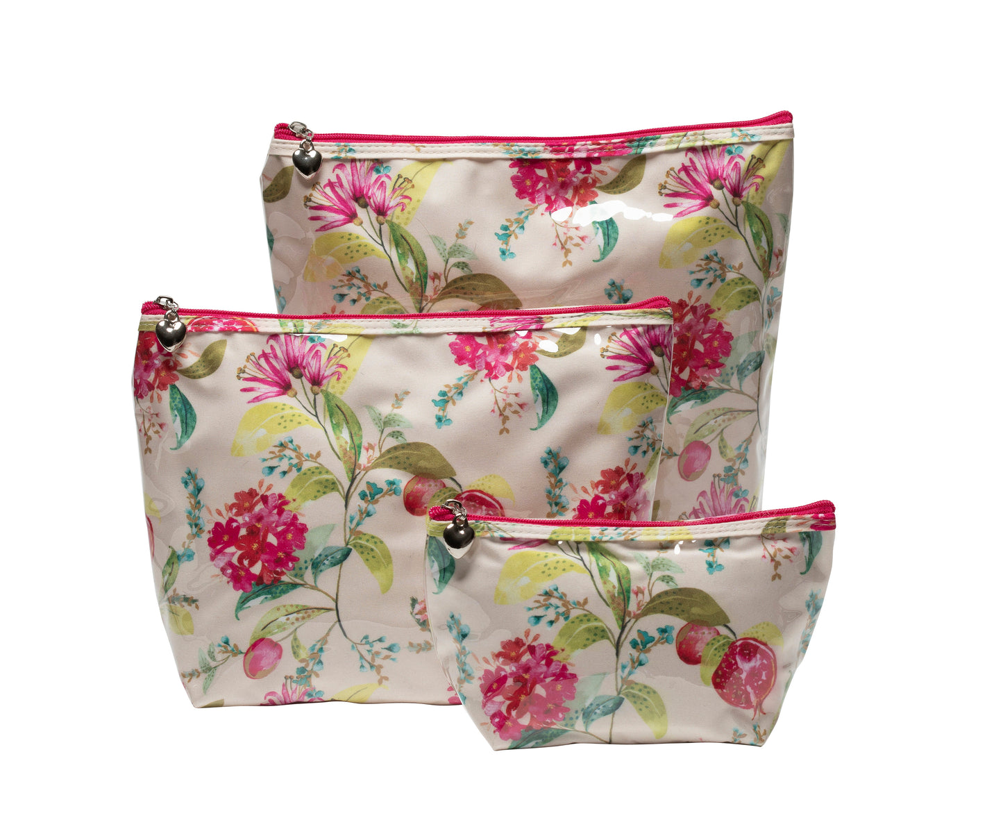 Cosmetic Bag (Medium), Pomegranate