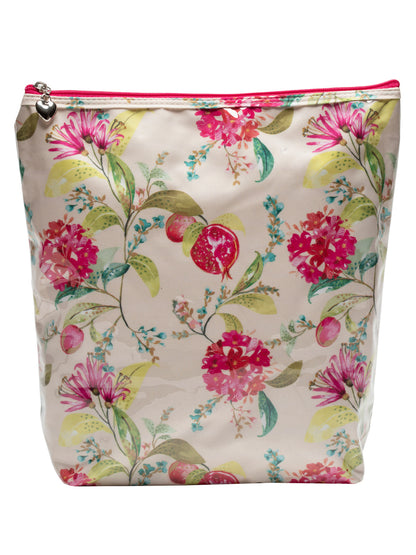 Cosmetic Bag (Large), Cotton/Waterproof PVC