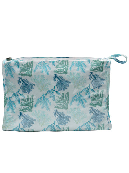 Box Cosmetic Bag, Cotton/Waterproof PVC