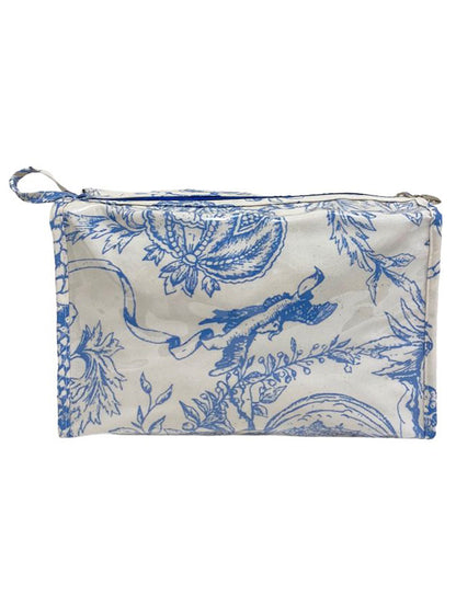 Box Cosmetic Bag, Cotton/Waterproof PVC