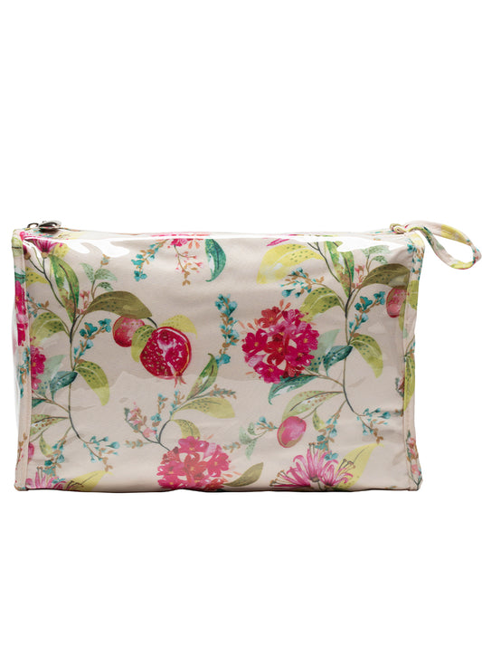 Box Cosmetic Bag, Pomegranate