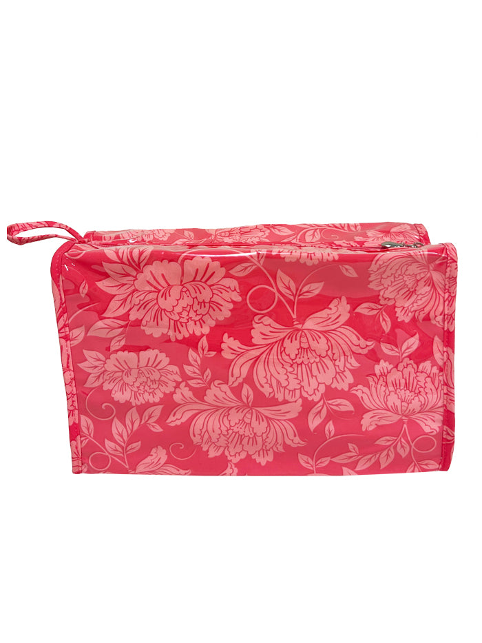 Box Cosmetic Bag, Cotton/Waterproof PVC