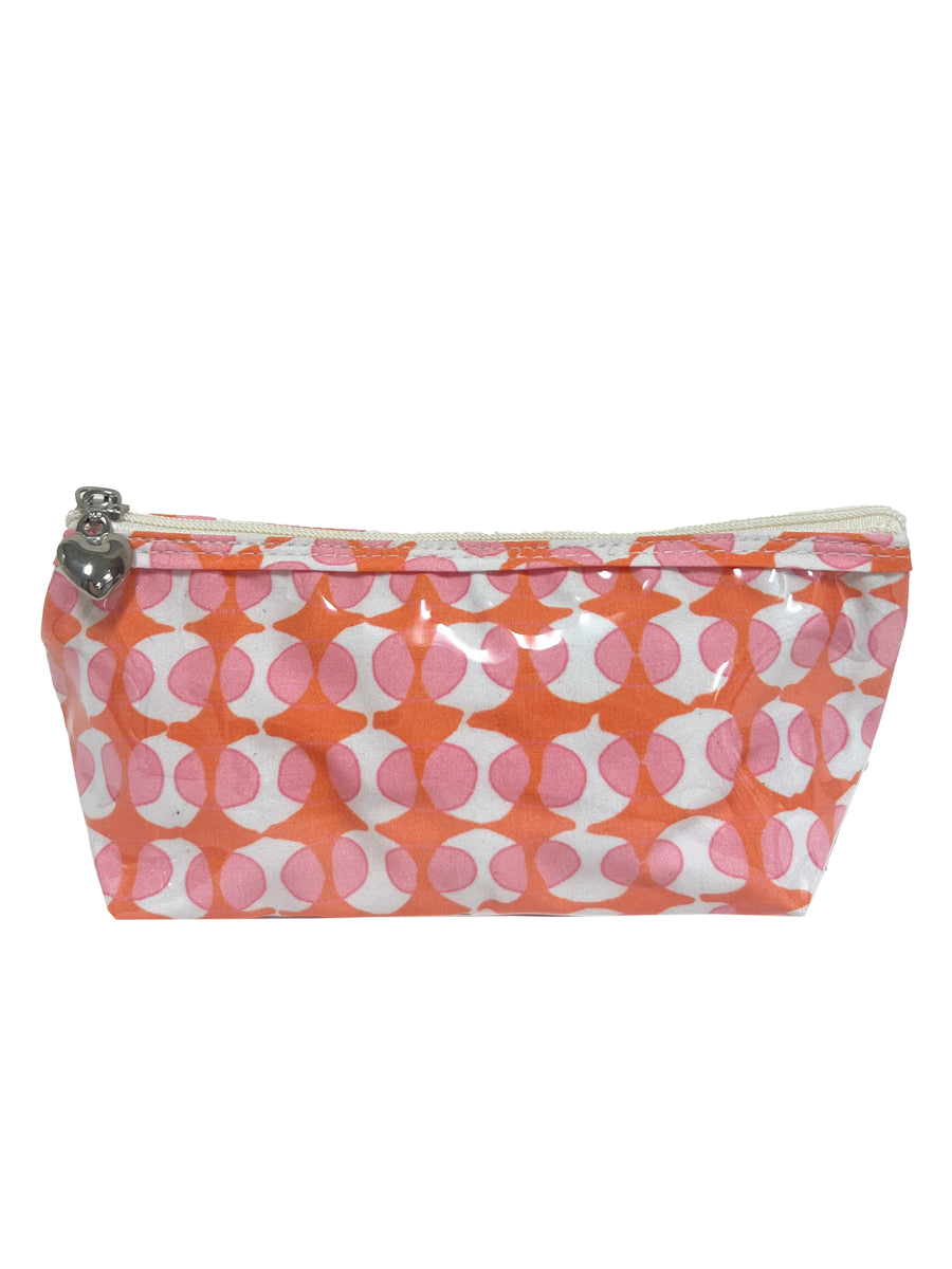 Cosmetic Bag - Cotton/Waterproof PVC (X/Small)
