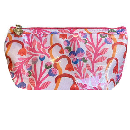 Cosmetic Bag - Cotton/Waterproof PVC (X/Small)