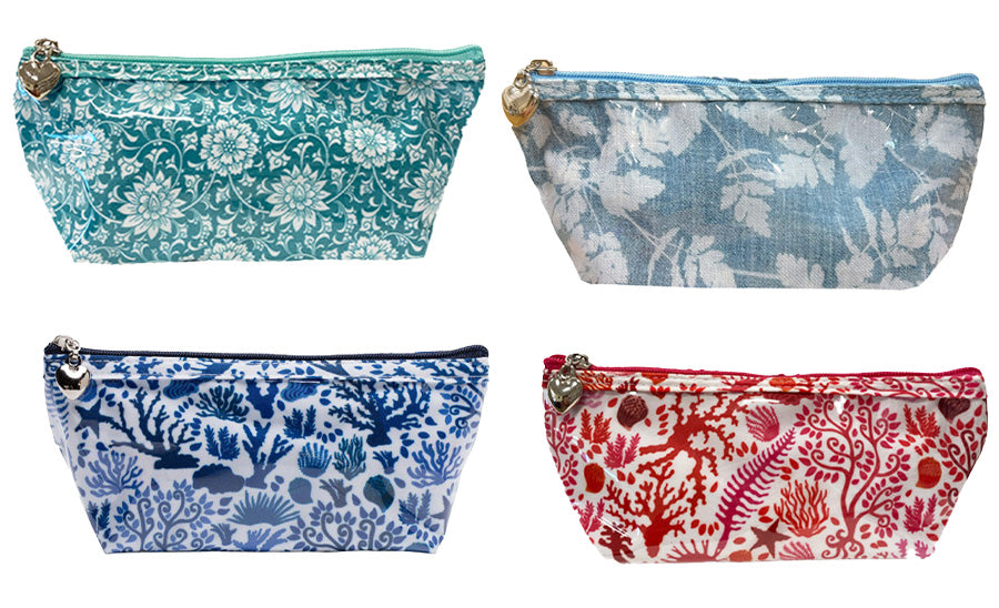 Cosmetic Bag - Cotton/Waterproof PVC (X/Small)