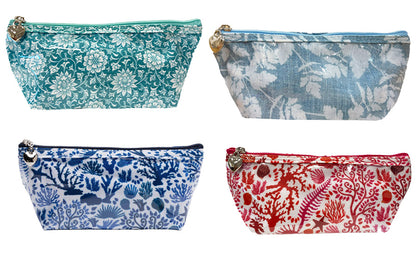 Cosmetic Bag - Cotton/Waterproof PVC (X/Small)