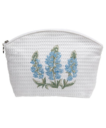 Cosmetic Bag (Medium), Embroidered Botanical