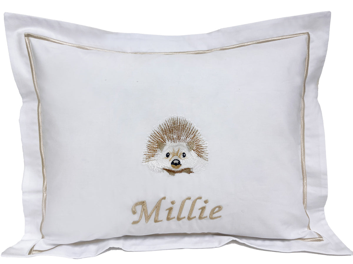 Baby Boudoir Pillow Cover, Hedgehog