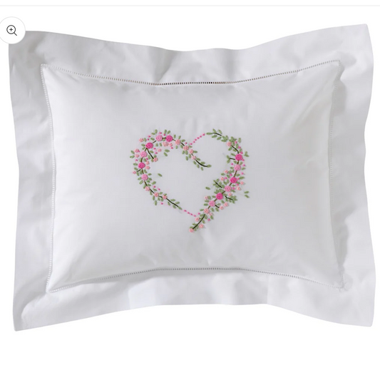 Boudoir Pillow Cover, Heart