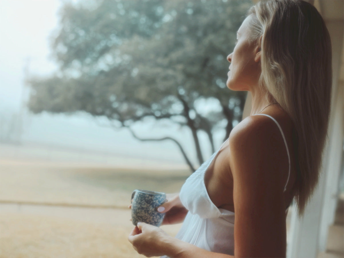 Julie White Cotton Nightgown