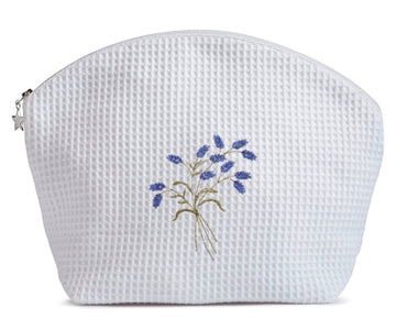 Cosmetic Bag (Medium), Embroidered Botanical
