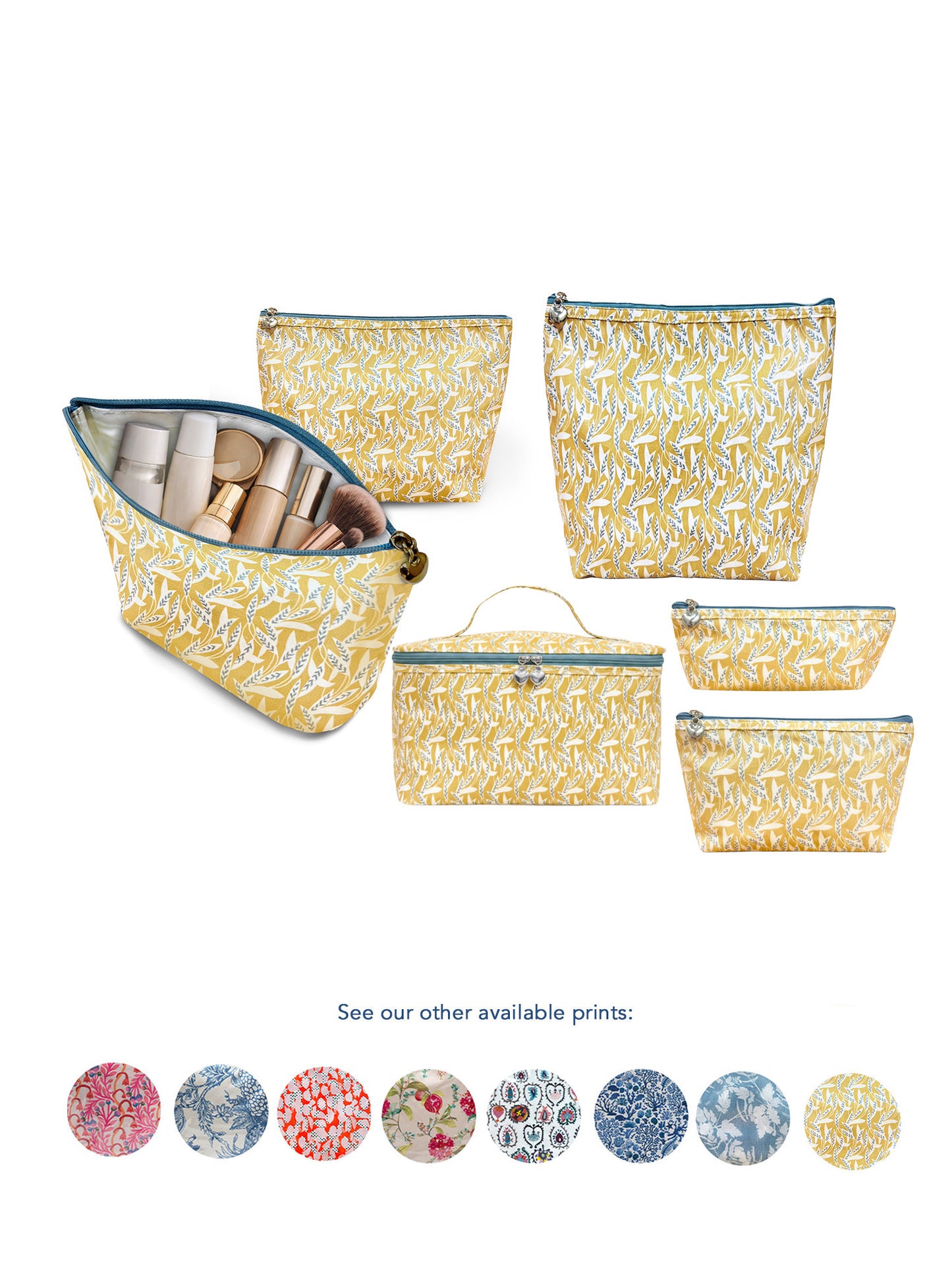 Cosmetic Bag (X/Small), Leaf Dance