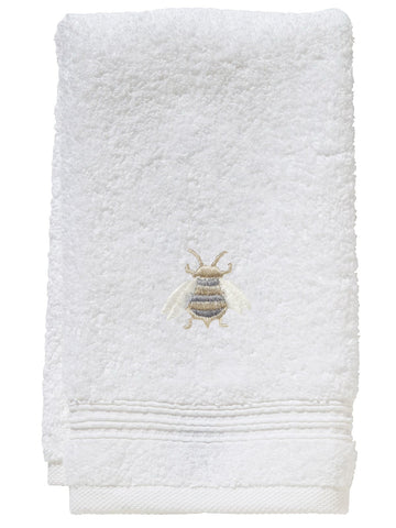 Guest Towel, Terry, Embroidered Bees