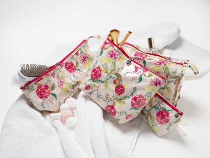 Cosmetic Bag (Medium), Pomegranate